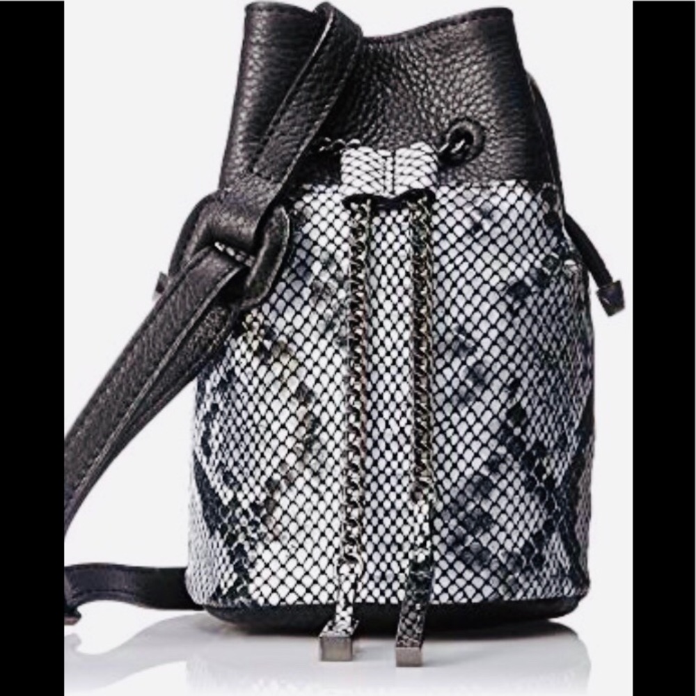 Halston Heritage Mini Bucket Handbag